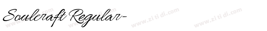 Soulcraft Regular字体转换